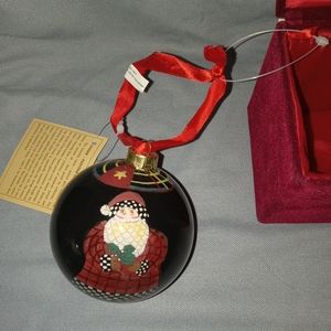 Painted Glass Ornament